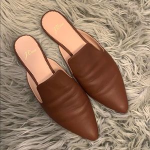 J. Crew Leather Slides
